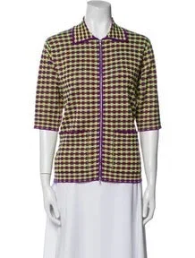 Merino Wool Printed Blazer