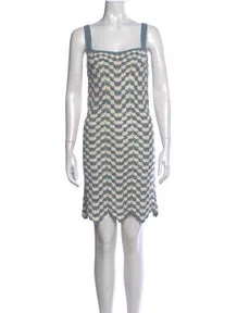 Patterned Mini Dress