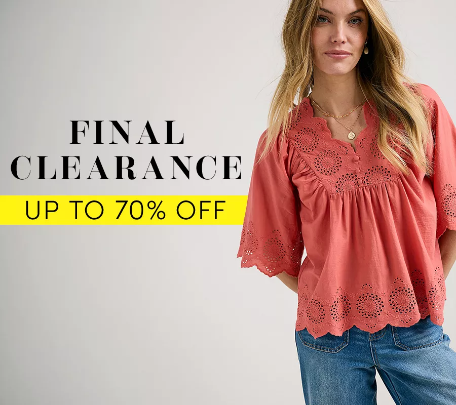 Final Clearance Up To 70% Off