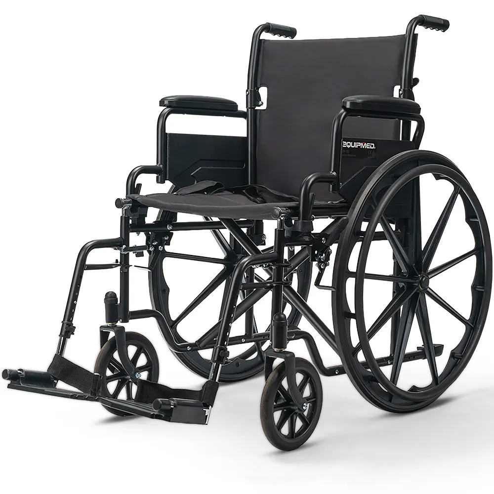 Image of EQUIPMED Cruiseline 24" Folding Wheelchair