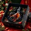 Rum Edition Glass 3D Octopus Bottle 3D Sculpted Octopus Collectors Edition Bottle Deep Sea Nautical Art Glass Decanter Aesthetic Decor Display Holder