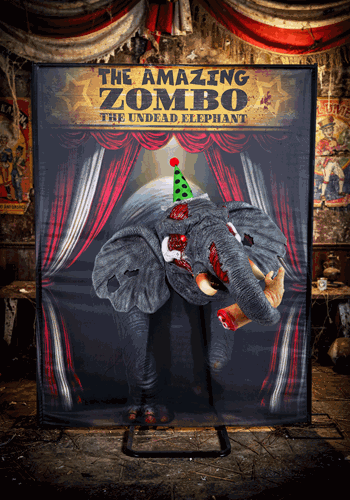 3FT Zombo the Undead Elephant Actor-matronic Decoration - Brick Thunder