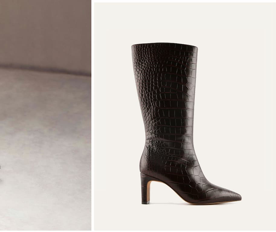 Pacey Boots Choc Croc