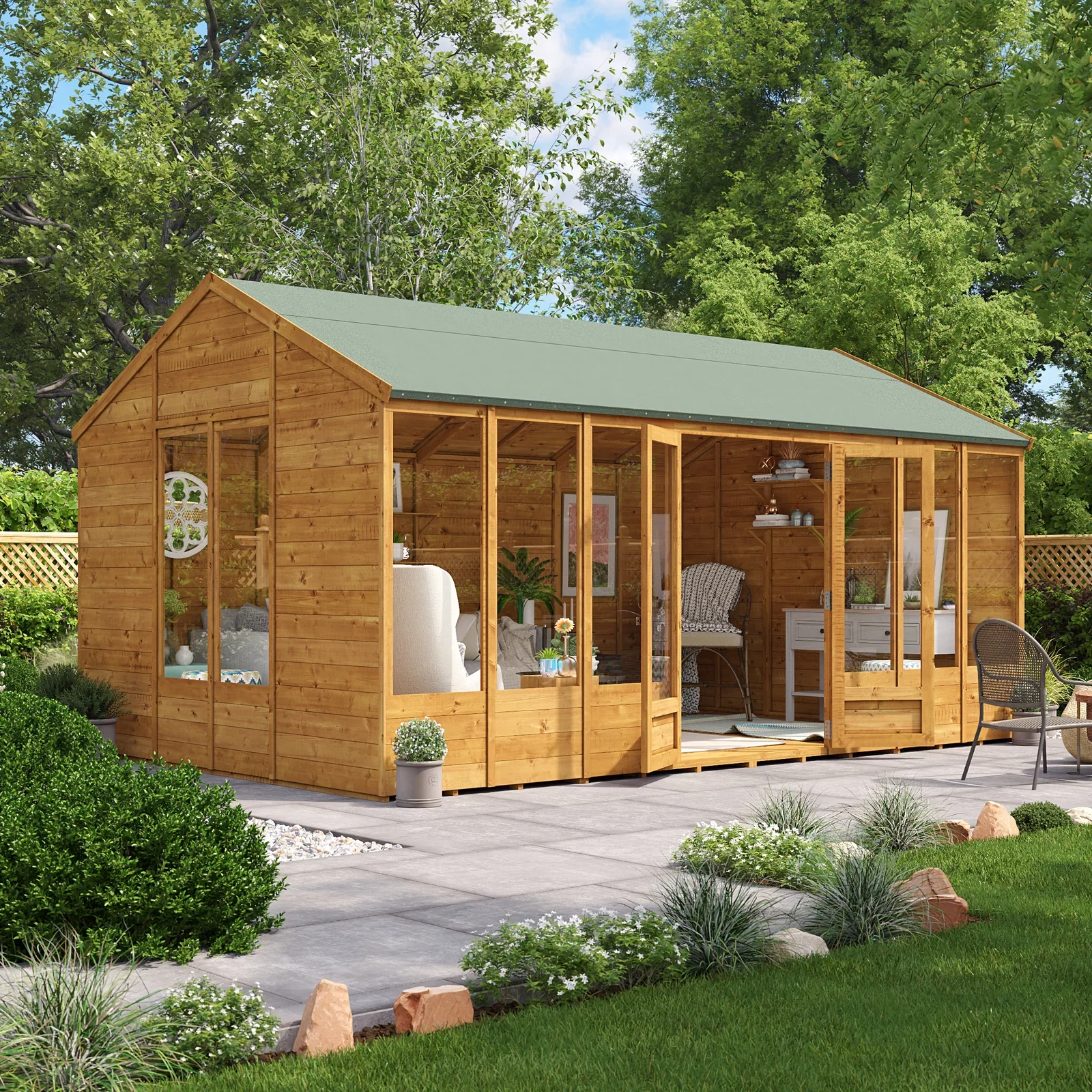 Image of BillyOh Petra Tongue and Groove Reverse Apex Summerhouse