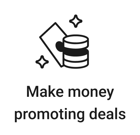 Make money promoting deals