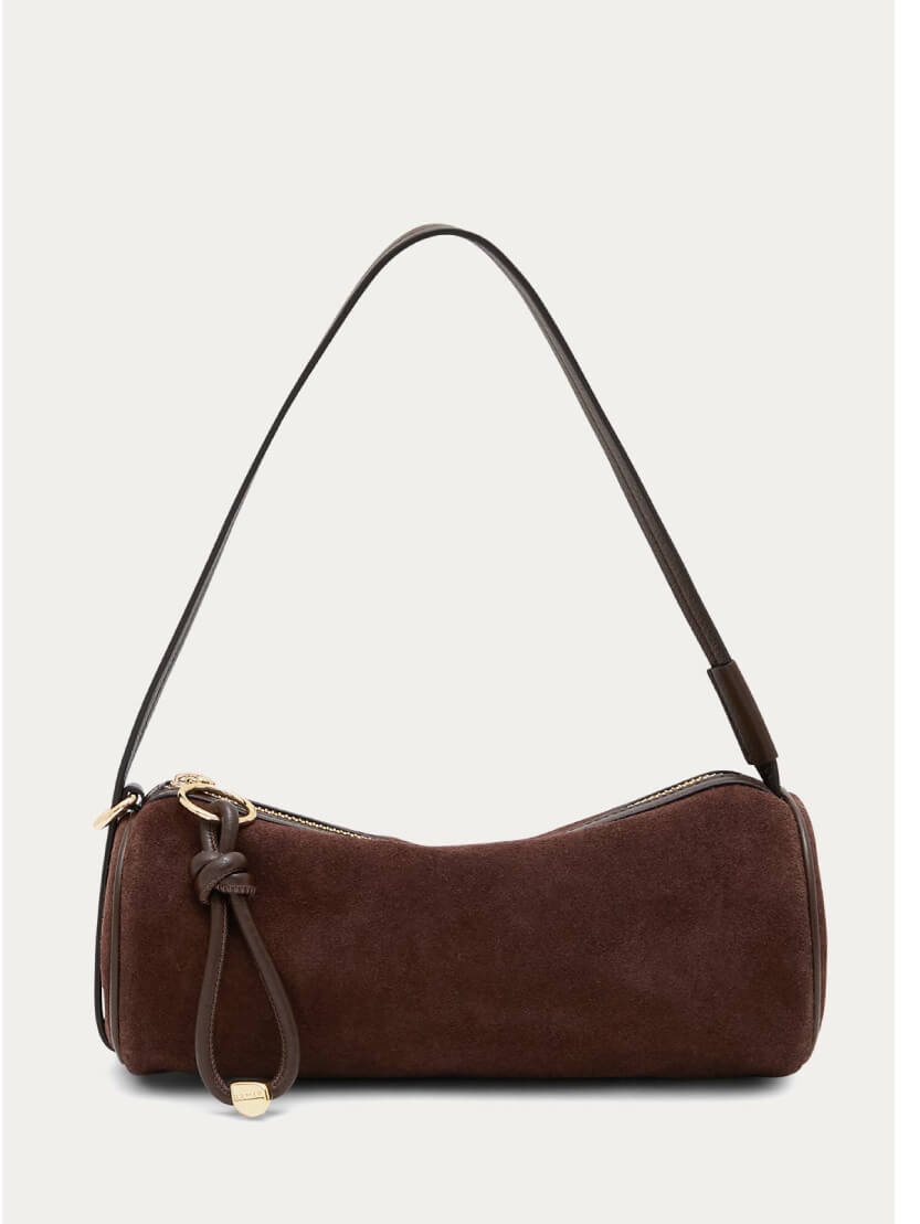 Skipper Barrel in Fudge Suede