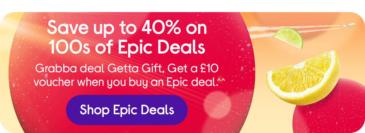 Save up to 40% on 100s of Epic Deals! 