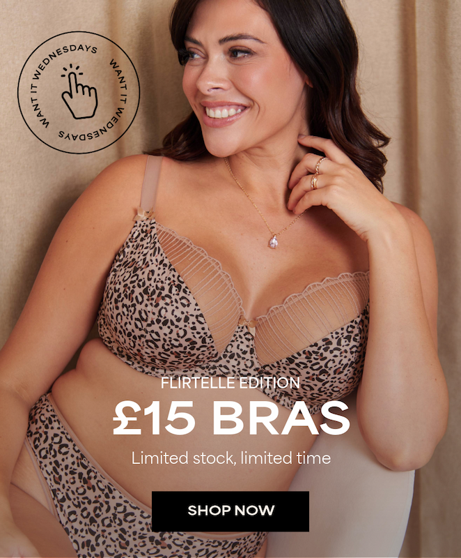 Want it wednesdays -stop everything £15 BRAS ARE BACK