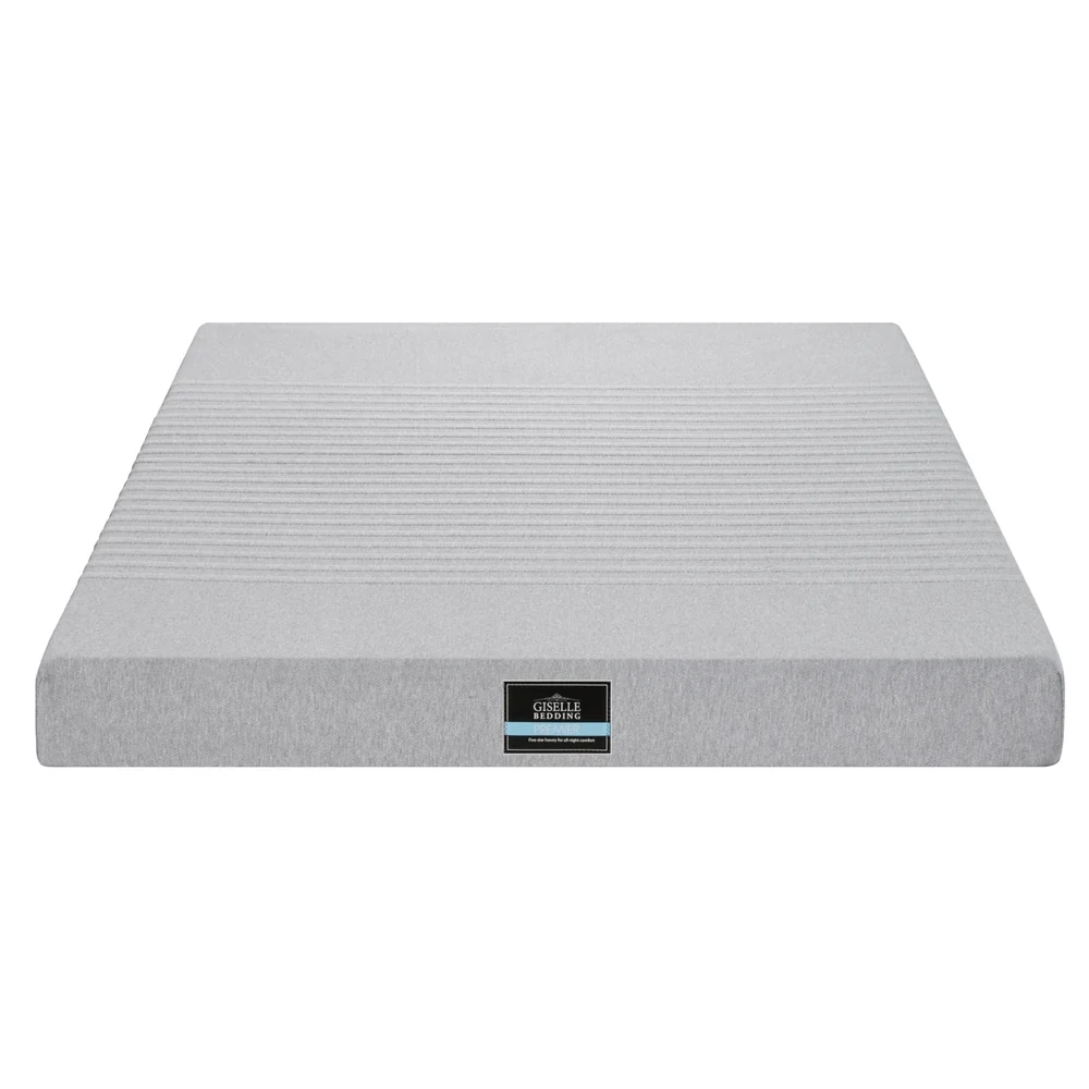 Cool Gel Memory Foam Mattress Charcoal 7-Zone Washable Bamboo Cover 15cm Queen