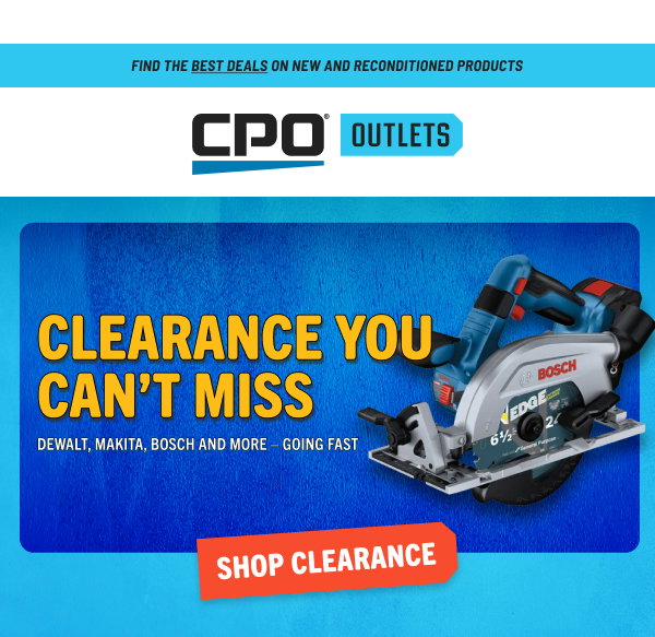 CPO Outlets Clearance