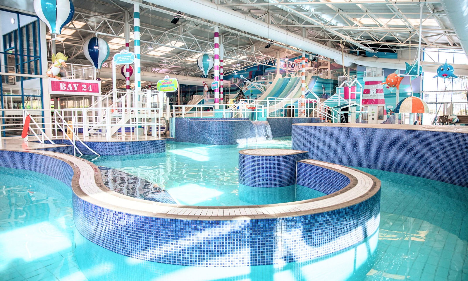Slides, flumes and even lazy rivers are part of the Haven aqua experience