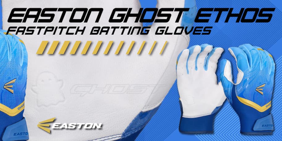 Easton Ghost Ethos Adult Fastpitch Softball Batting Gloves