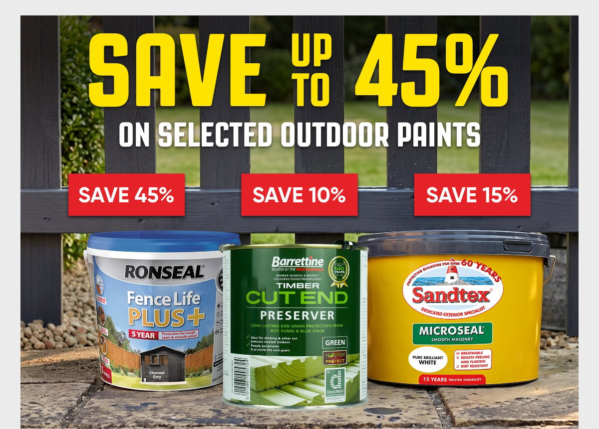 Savings On Outdoor Paint