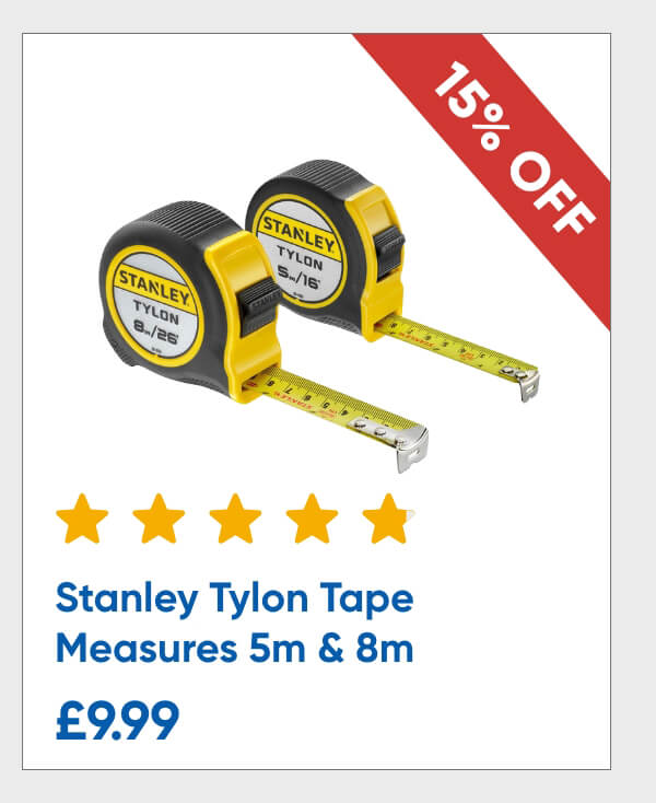 Stanley Tylon Tape Measures 5m & 8m