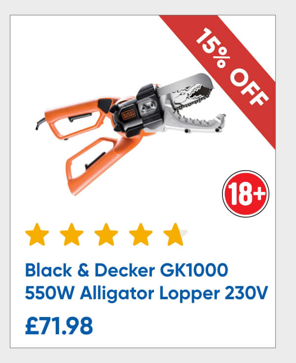 Black & Decker GK1000 550W Alligator Lopper 230V