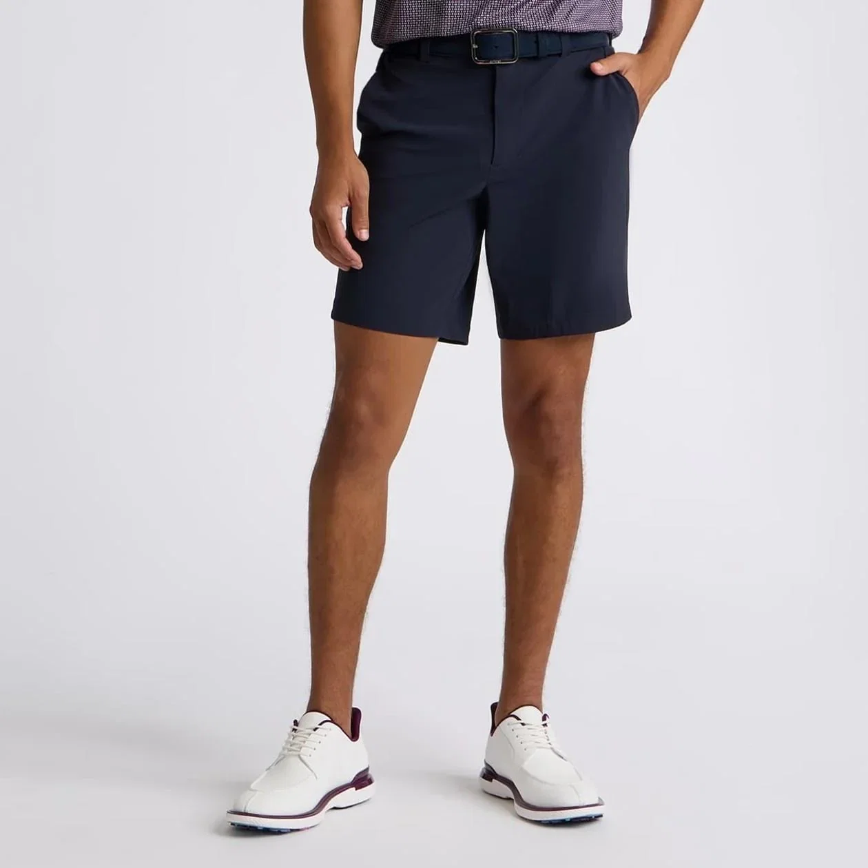Image of Warp Knit Shorts Twilight