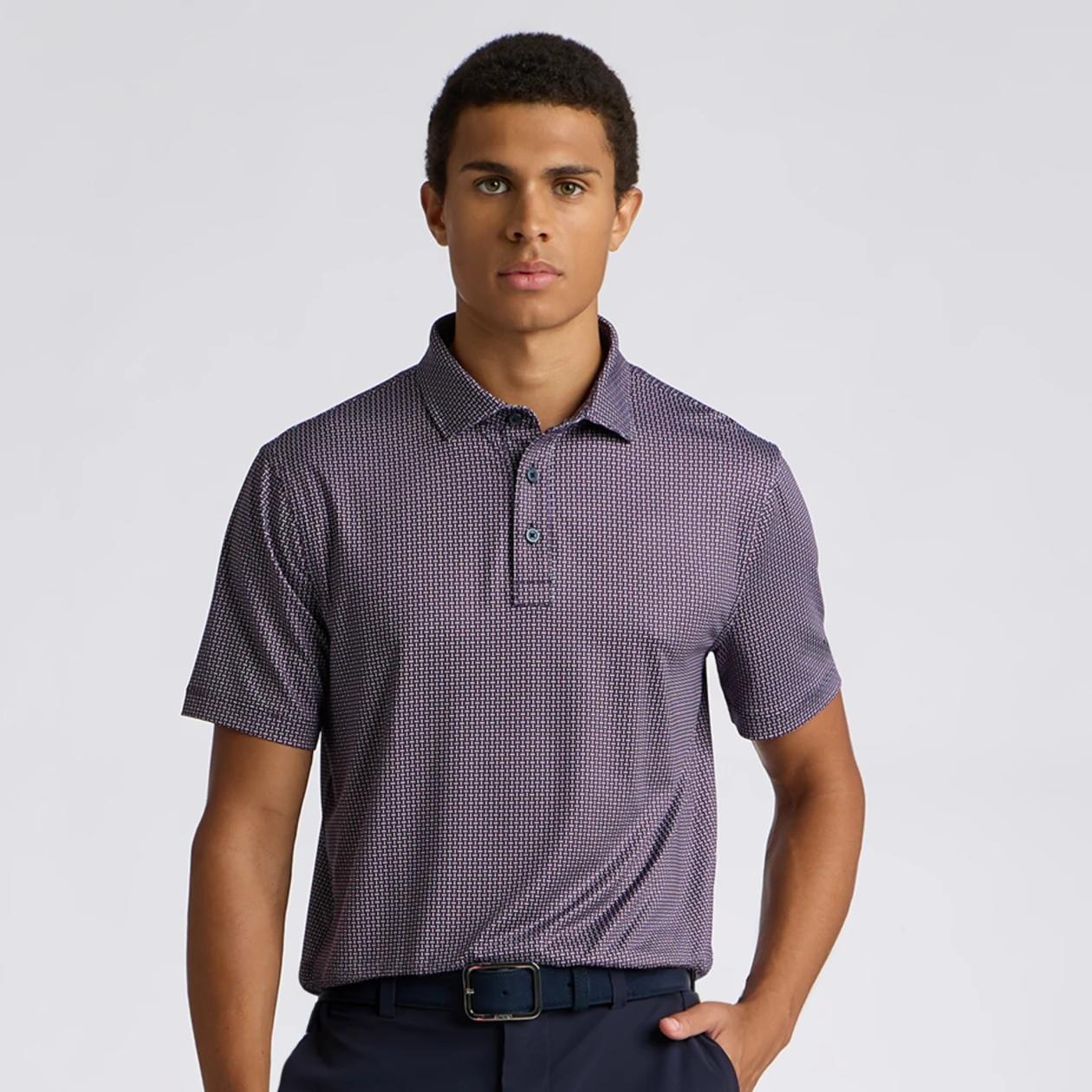 Image of Mod Geo Tech Jersey Polo