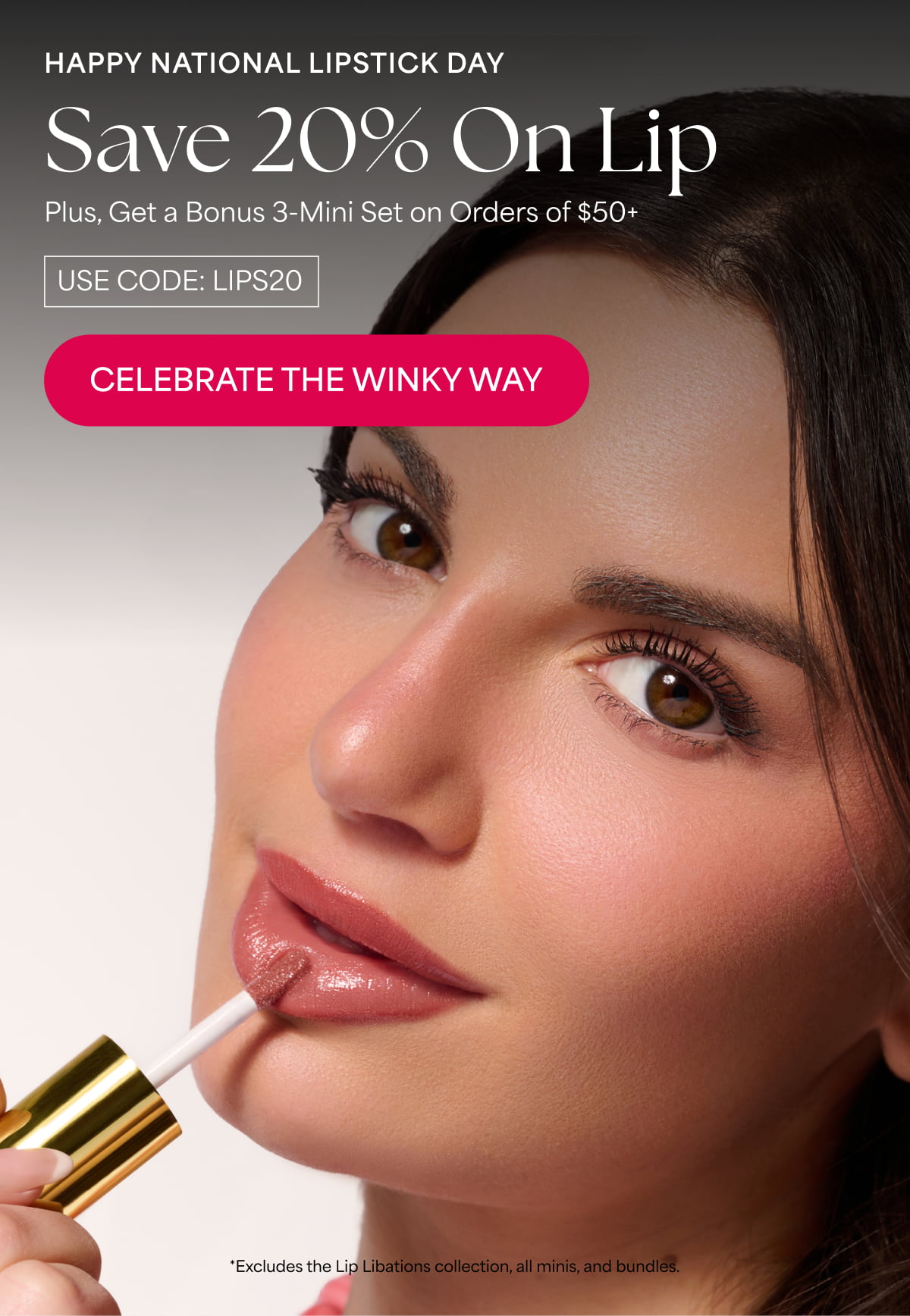 Happy National Lipstick Day. Save 20% On Lip