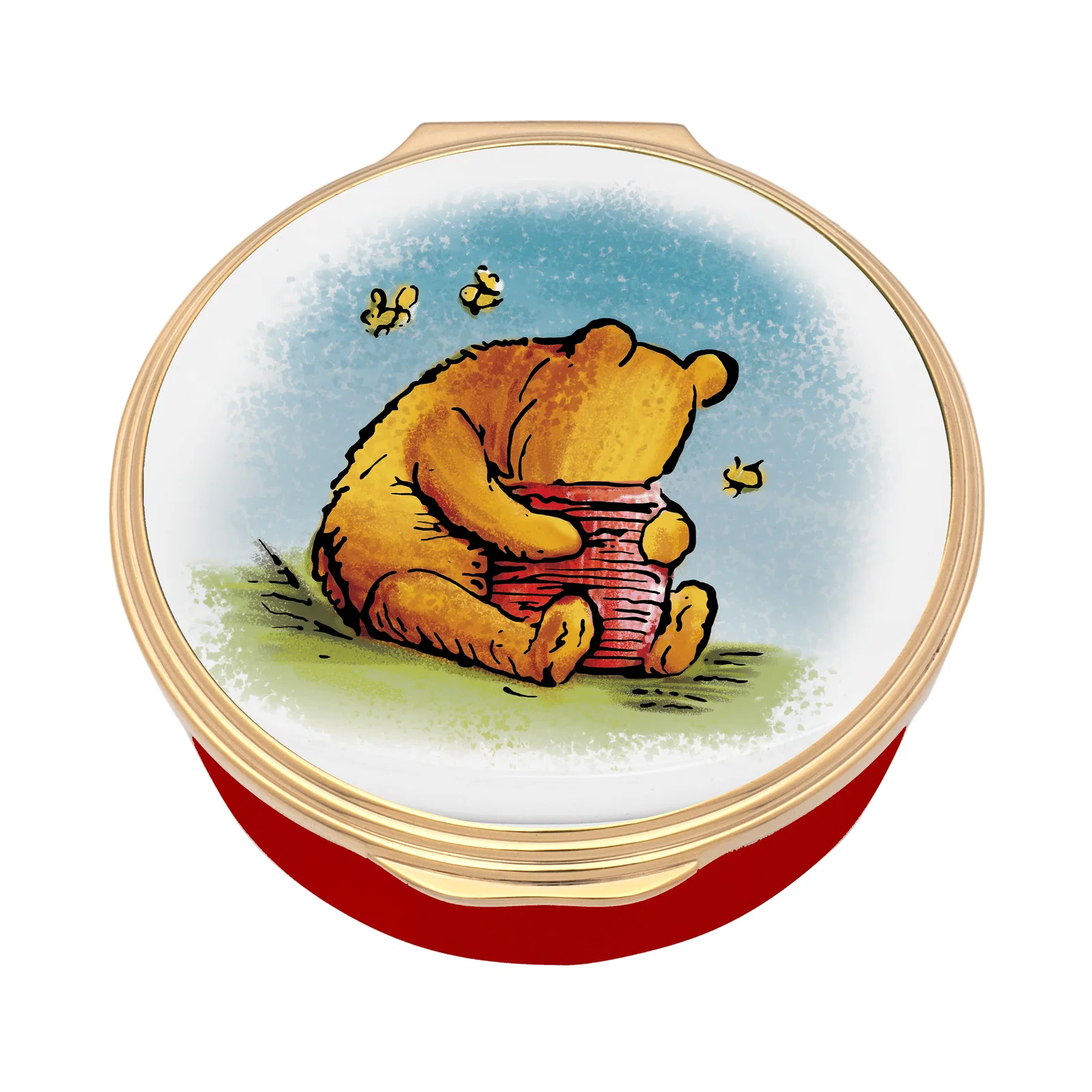 Image of Winnie-the-Pooh "Without My Honey" Enamel Box