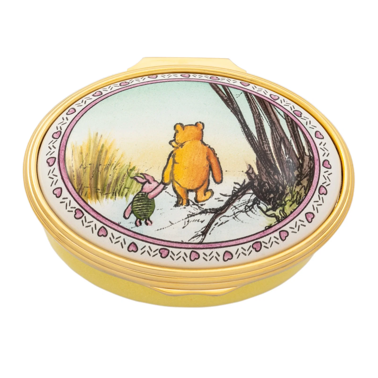 Image of Winnie-the-Pooh "The Most Important Thing Is" Enamel Box