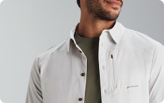 Men's Sun Breaker Long Sleeve Shirt - Mist