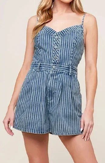 Keep it Stylish Denim Romper