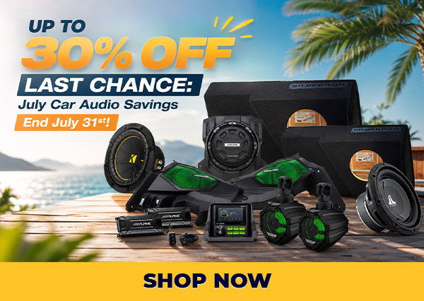 Massive car audio deals just dropped!