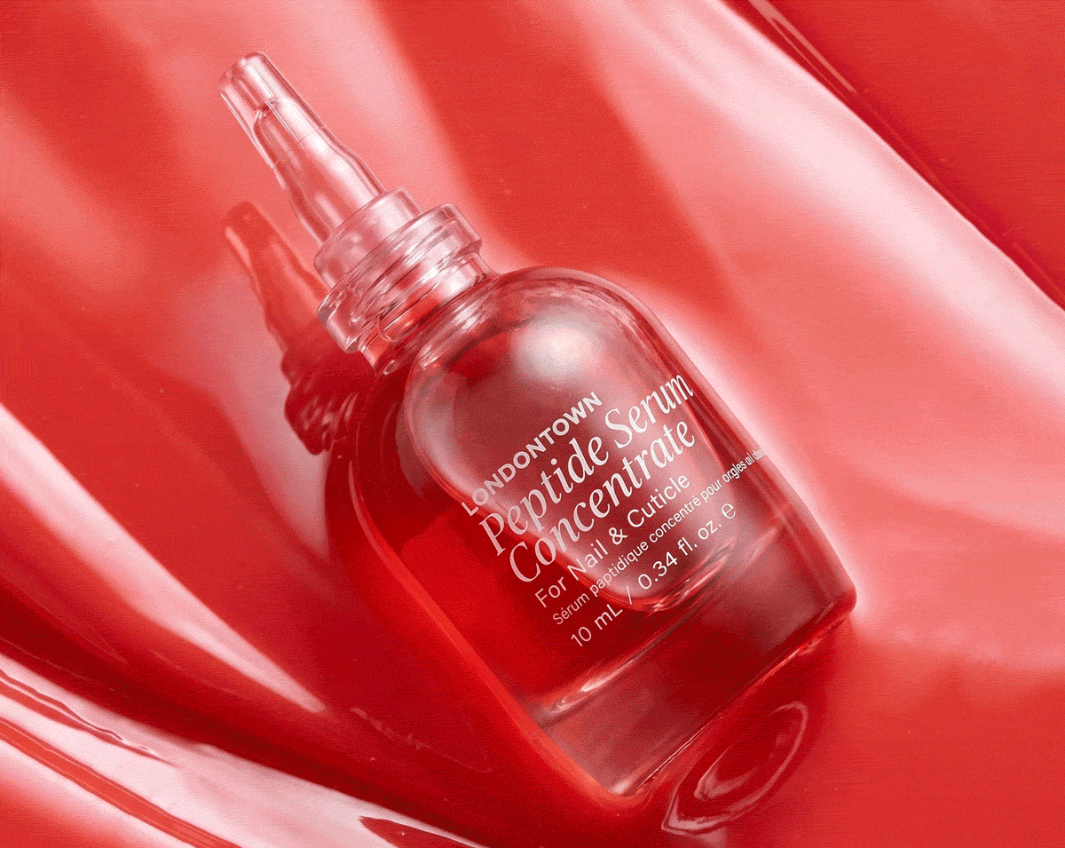 Peptide Serum Concentrate being displayed in use.
