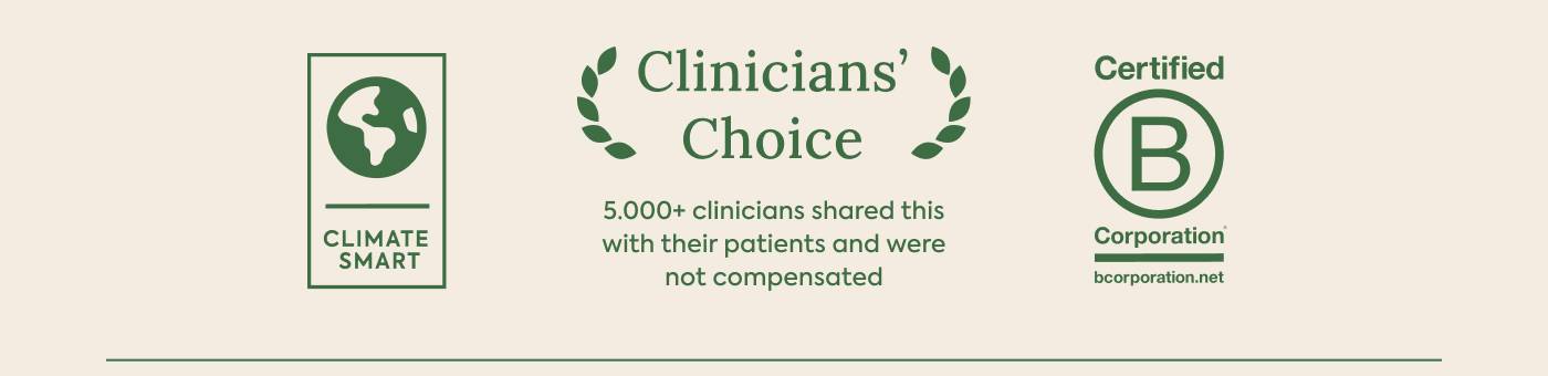 Climate Smart | Clinicians' Choice | Certified