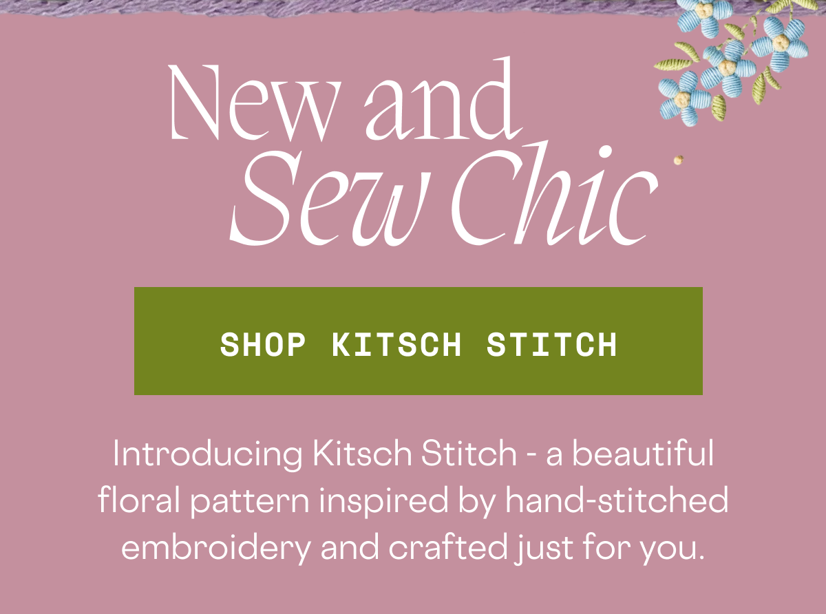 NEW Kitsch Stitch drinkware!