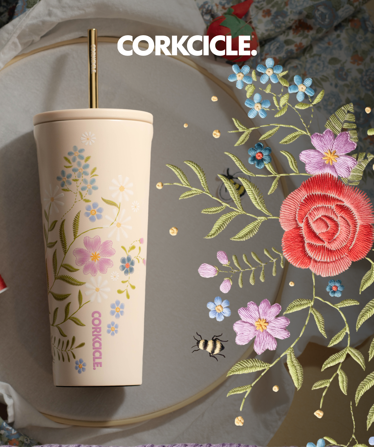 NEW Kitsch Stitch drinkware!