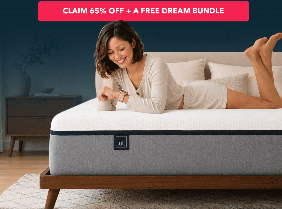 Claim 65% off all mattresses + a free dream bundle