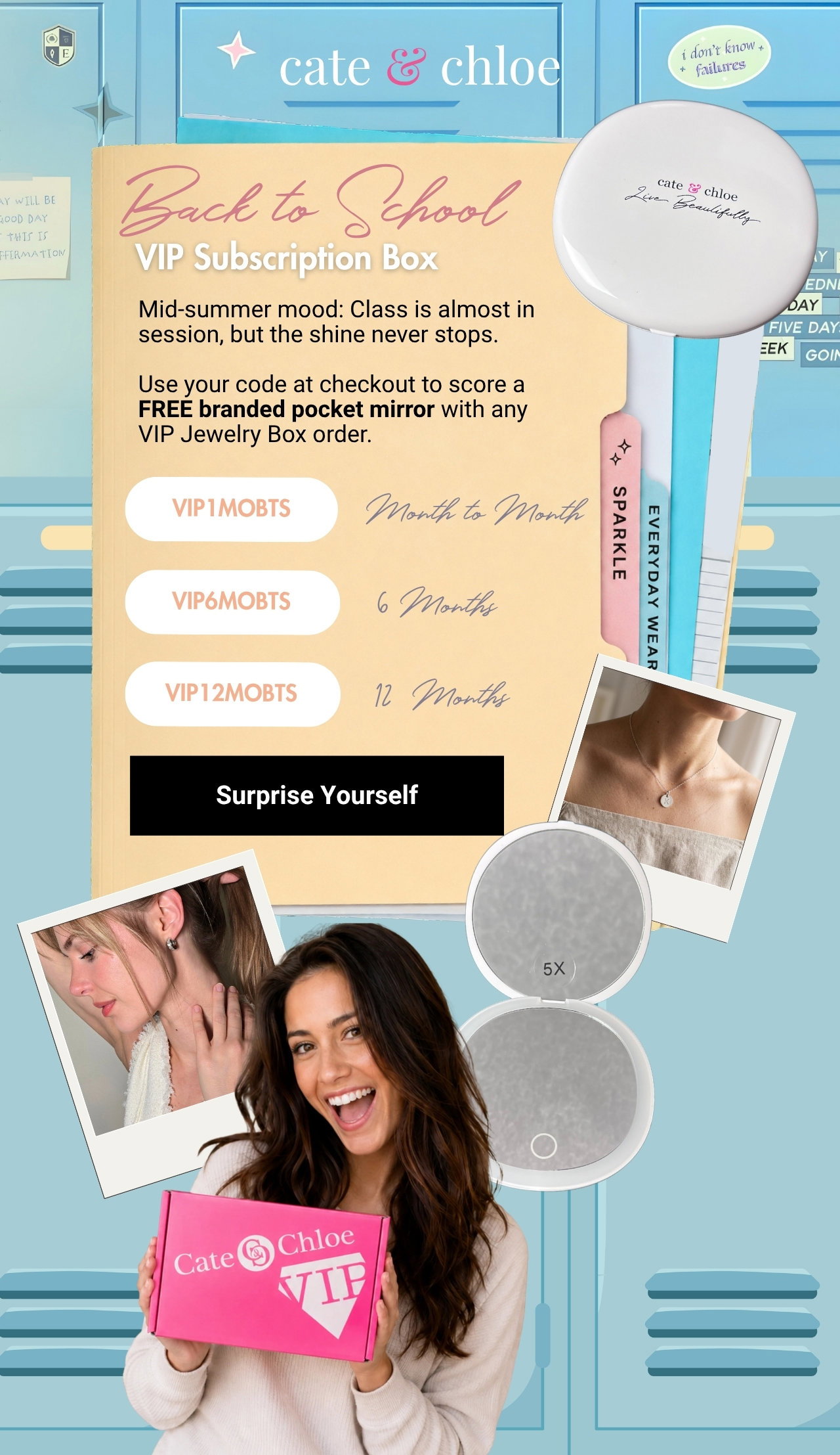 3 discount codes for VIP Box