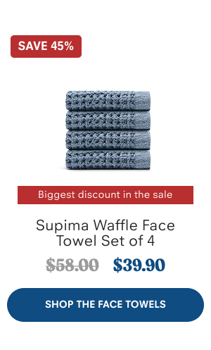 Shop the Face Towels (Biggest discount in the sale)