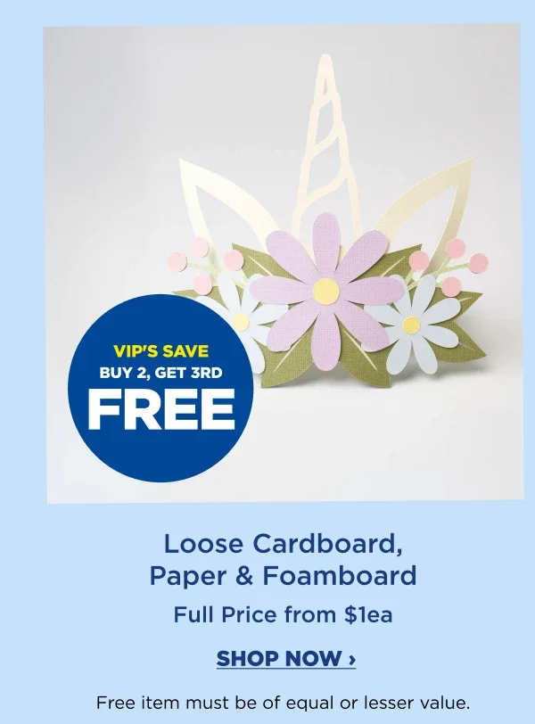 Loose Cardboard Paper & Foamboard