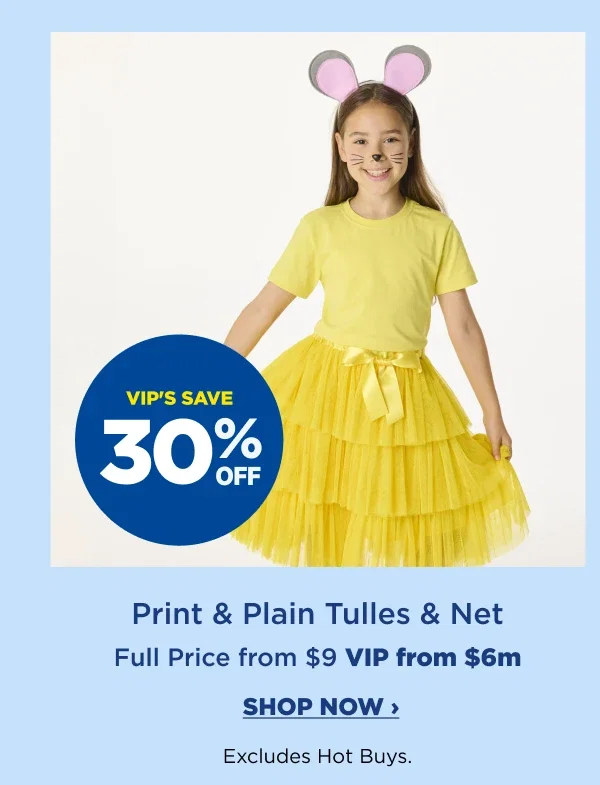 Print & Plain Tulles & Net