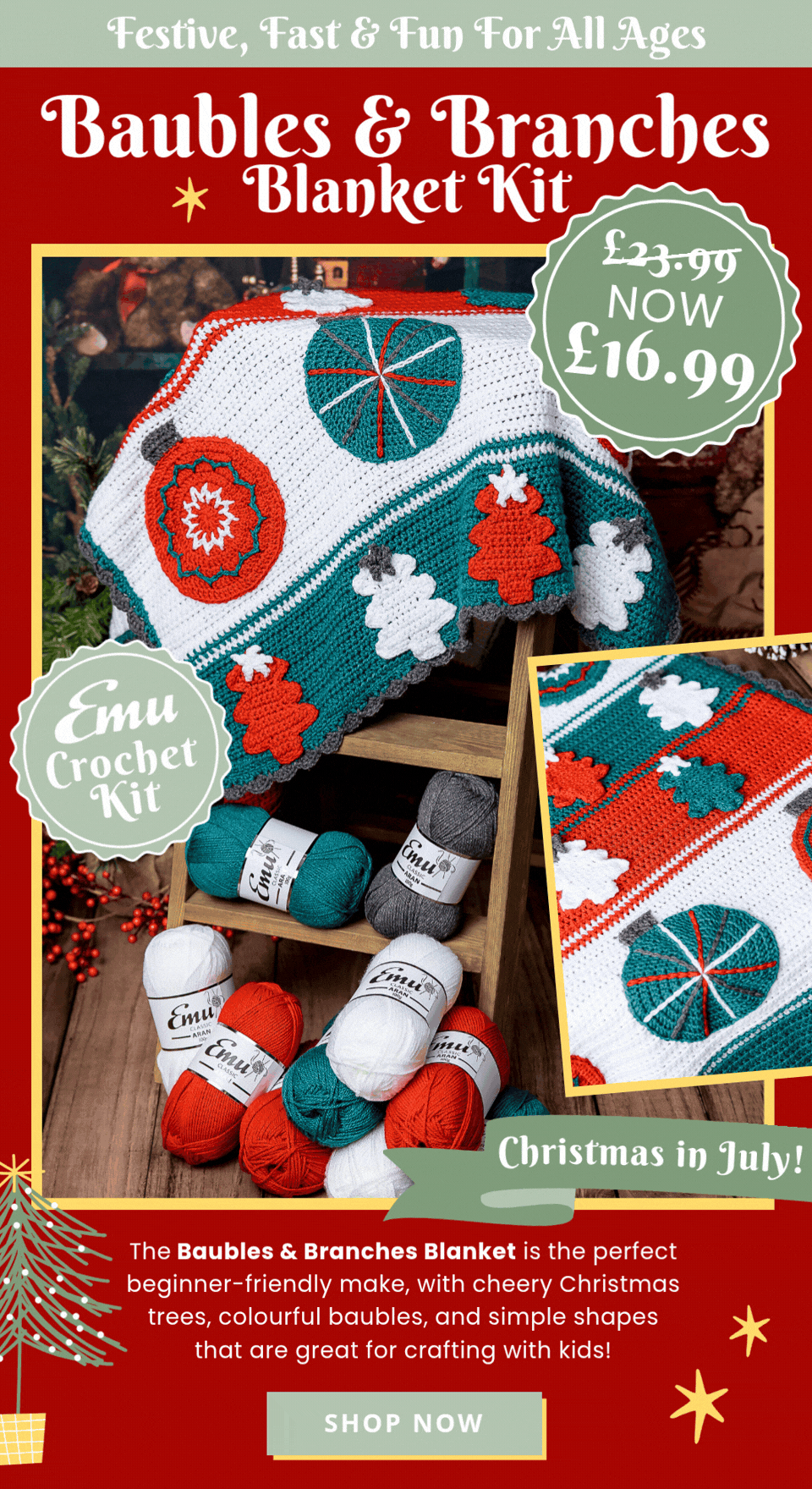 Baubles & Branches Blanket Kit