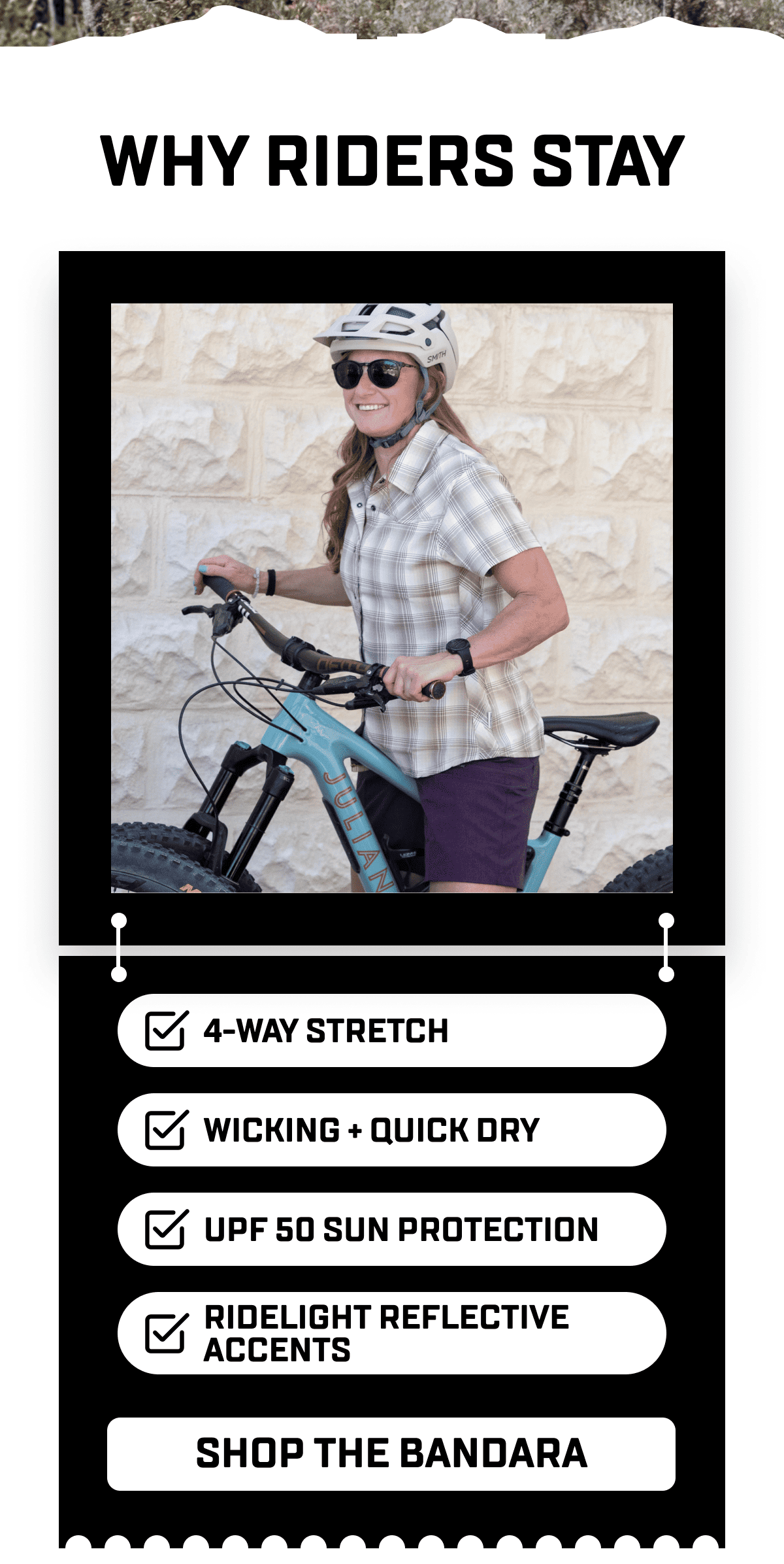 WHY RIDERS STAY