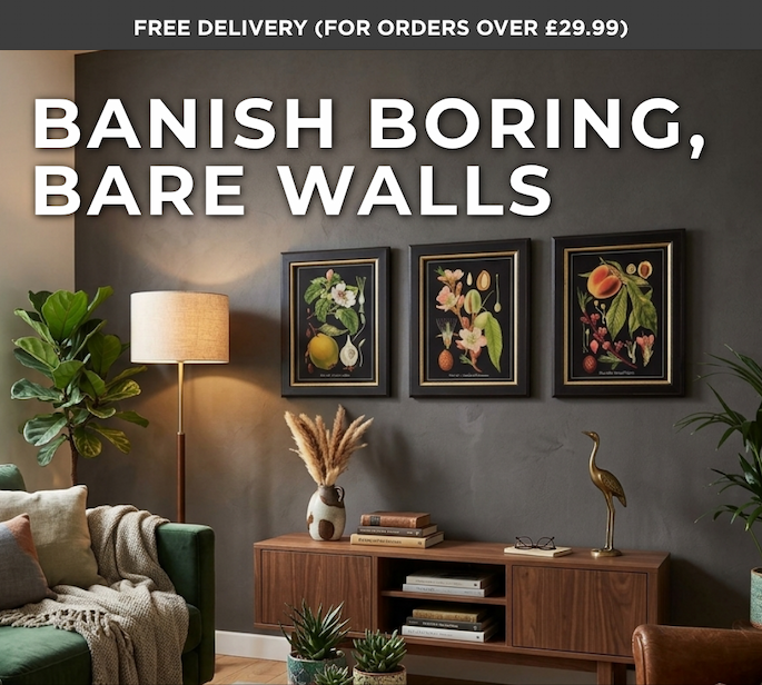 Banish Boring Bare Walls 