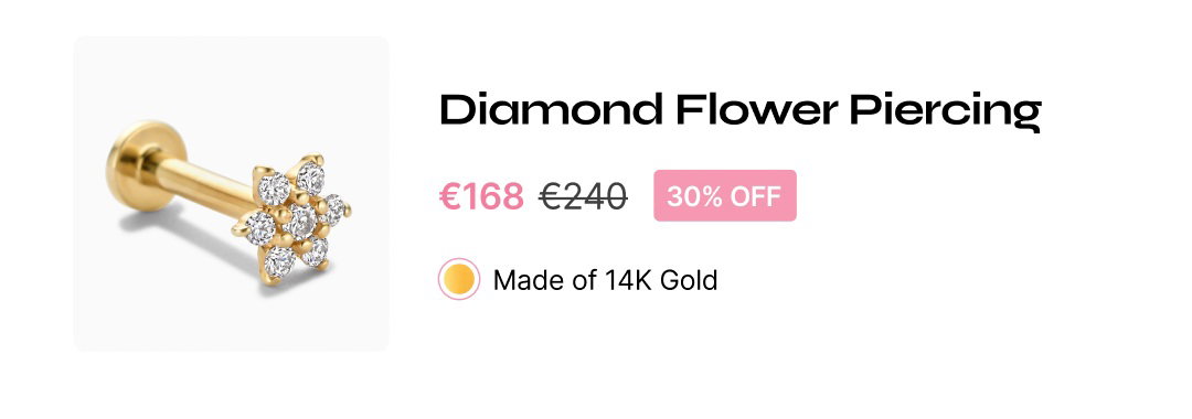 flower piercing