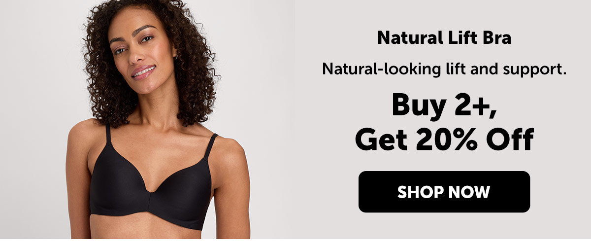 Hanes Women's Natural Lift Underwire Bra