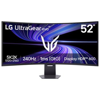 52-inch UltraGear evo 5K2K WUHD 240Hz 1ms 1000R Curved Gaming Monitor with DisplayPort 2.1, $100 Costco Shop Card Included