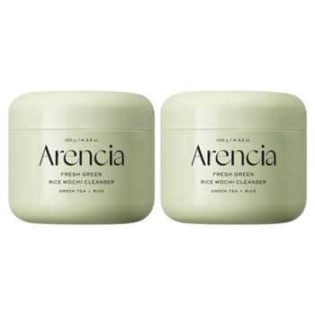 Arencia Fresh Green Rice Mochi Cleanser 4.23 fl oz, 2-pack