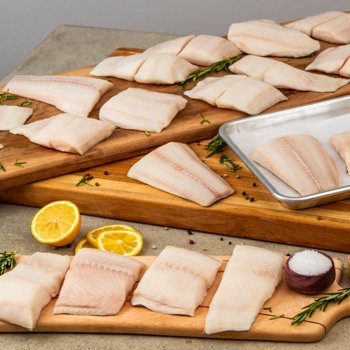 Alaska Black Cod (Sable Fish) - Individual Packed Portions (19-25/6-8 Oz. Per Portion), 1 Case Totaling 10 Lbs.