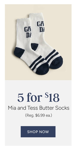 Mia & Tess Butter Socks Special Price 5 for $18 (reg. $6.99 ea)