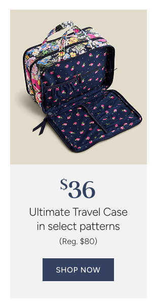 Vera Bradley Ultimate Travel Case Special Price $36 (reg. $80)