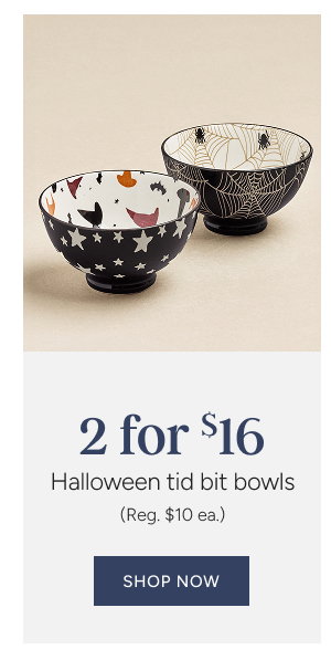 Halloween Tid Bit Bowls Special Price 2 for $16 (reg. $10 ea)