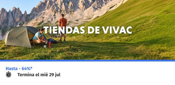 Tiendas de campaña