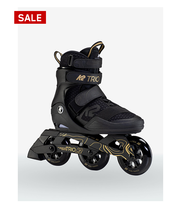 K2 Trio 110 Unisex Inline Skates 2025 Pure power and versatility with big wheel speed
