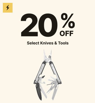 20% Off Select Knives & Tools